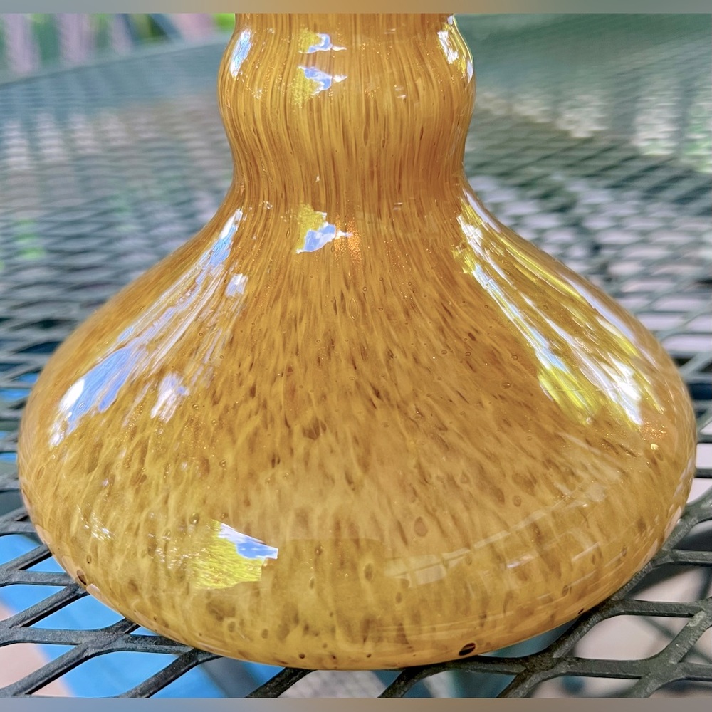 Vintage Maestri Vetrai Hand-Blown Art Glass Candlestick, 12.5β, Made in Italy - Picture 6 of 10